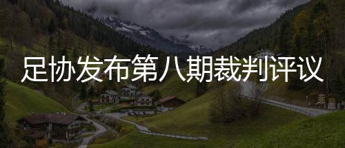 足协发布第八期裁判评议 认定泽卡红牌判罚正确