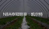 NBA夺冠赔率：凯尔特人领跑 湖人跌出第一梯队